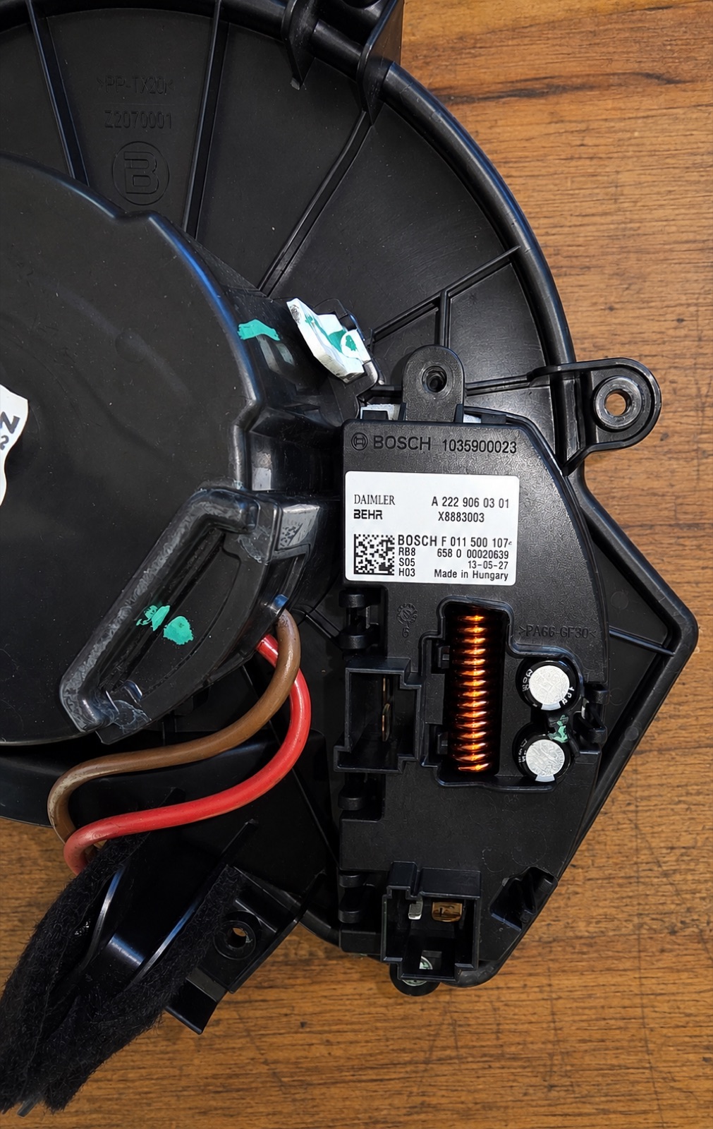 Step 14: Replace the motor and the regulator